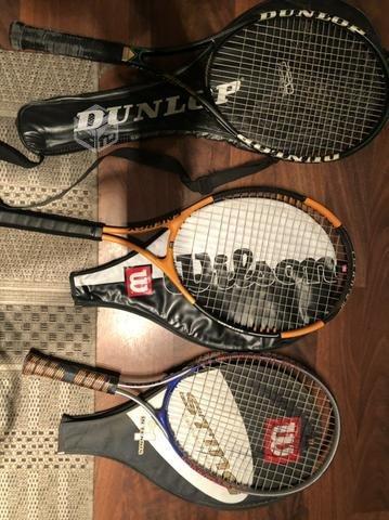 Raquetas de tenis usadas