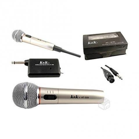 Microfono Karaoke inalambrico y alambrico. Calidad