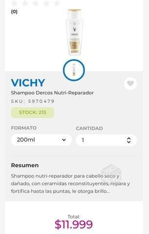 Shampoo vichy DERCOS