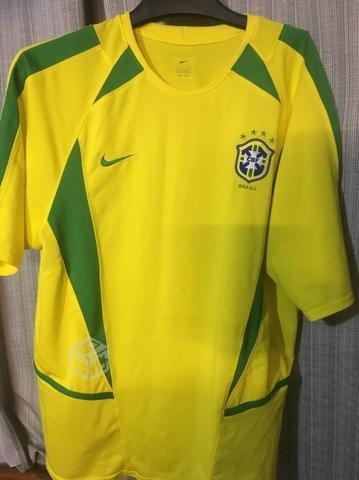 Camiseta brasil s Nike 2002