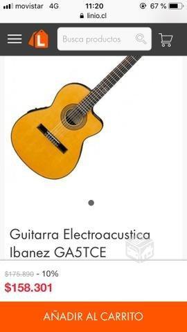 Guitarra Ibanez Electroacustica. NYLON