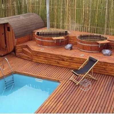 saunas y tinajas de madera