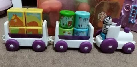 Tren de juguete con piezas puzle alta calidad