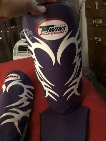 Canilleras Twins originales kickboxing muay thai