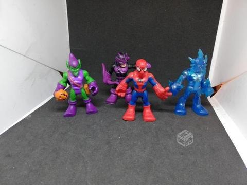 Lote de 4 figuras imaginext marvel comics