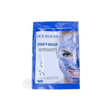 Mascarillas Facial con Glitter Colores Negro