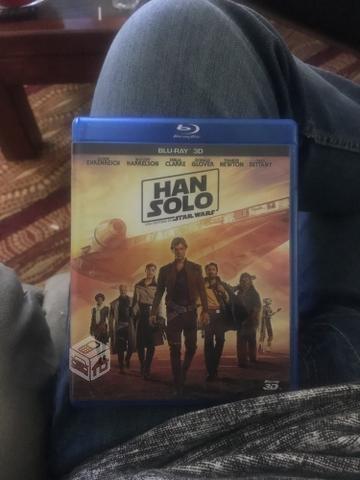 Blu ray 3d Han Solo Película