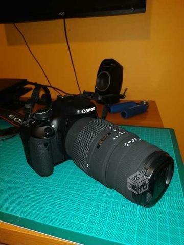 Canon T3i con 3 lentes y accesorios