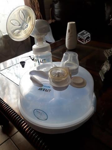 Esterilizador mas extractor de leche Avent