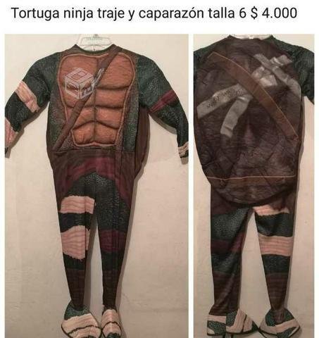 Disfraz tortuga ninja talla 6