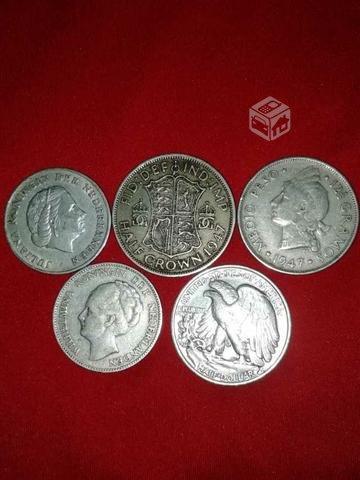 Monedas de plata antiguas