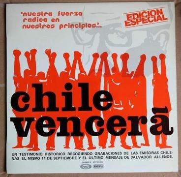 Vinilo Chile Vencerá Último Mensaje Allende