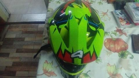 Casco 4rs y antiparras oneal