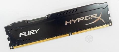 Memoria Kingston 4gb 1600mhz DDR3 Hyperx Fury