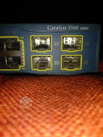 Switch Cisco 3560 Capa 3 De 48 Puertos Y 4 Sfp