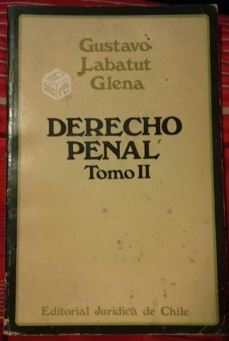 DERECHO PENAL TOMO II Gustavo Labatut Glena 6ta Ed