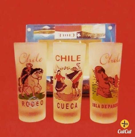 Set vasos chilenos