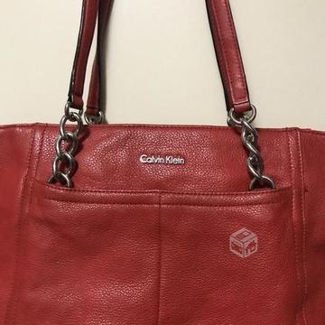 Cartera roja calvin klein