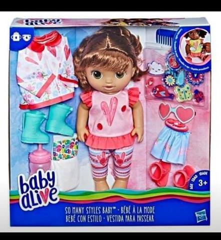 Baby alive vestida para pasear