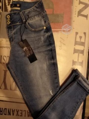 Jeans denim 40-42 elasticado nuevo
