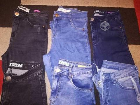 6 jeans dama talla 36 (Americanino, foster, barbad