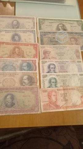 Billetes de chile serie completa