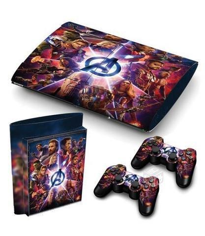 Skin Ps3 Súper Slim Avengers Consola+Skins 2 Contr