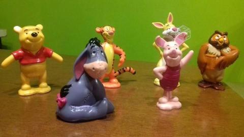 6 Figuras Winnie Pooh y amigos(originales)+estuche
