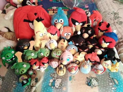 Lote peluches Angry Birds