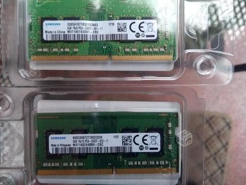 Memorias RAM DDR4 4GB 2400Mhz