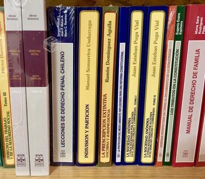 Libros de derecho - diversas materias