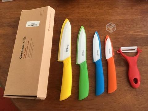 Set cuchillos cerámica