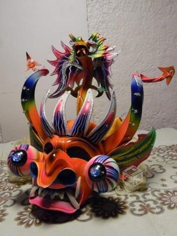 Máscara de diablada niño