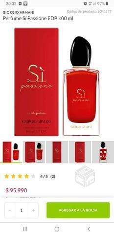 Perfume Passione de Giorgio Armani 100ml