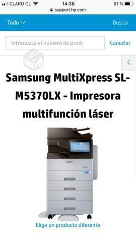 Impresora láser samsung múltiple seminueva m5370lx