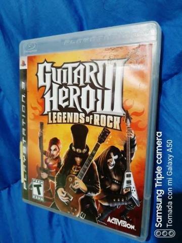 Guitar Hero lll Ps3, excelente estado, poco uso