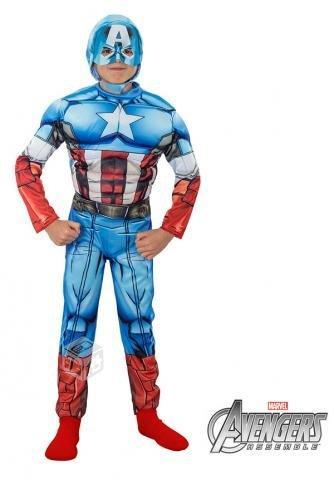 Disfraz Capitan America con Musculos Original