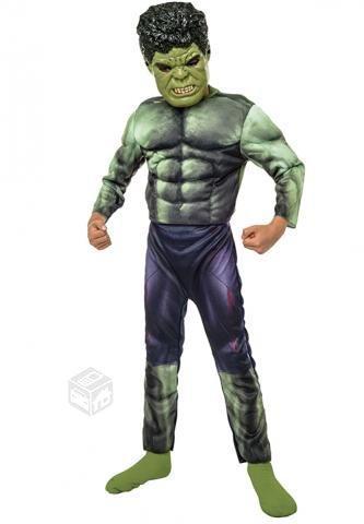 Disfraz Hulk con Musculos Original Marvel