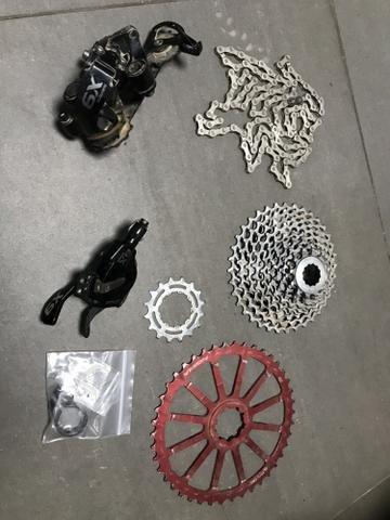 Transmisión sram X9 10 velocidades