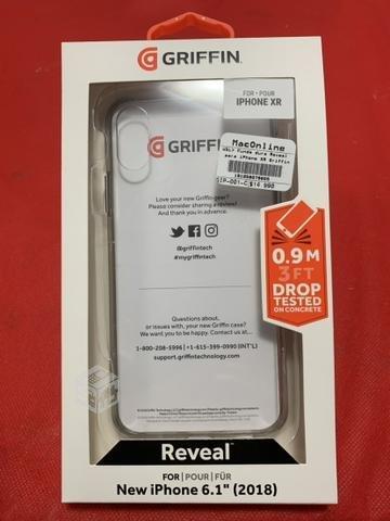 Carcasa Griffin Reveal iPhone XR nueva! 10 LUCAS!!
