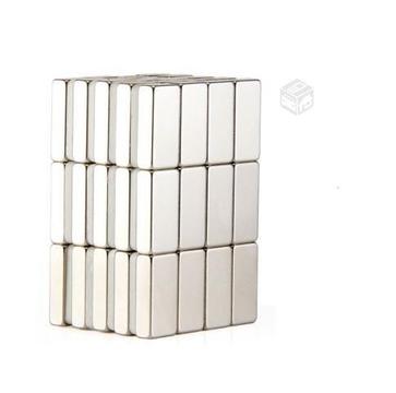 Imanes de neodimio 10x5x3 rectangulares pack x 40