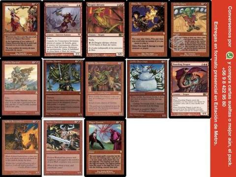 Cartas Magic The Gathering Rojas RARAS