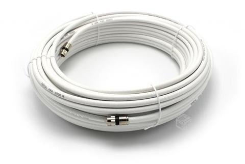 Cable coaxial rg6 20 mts + 20 grampas nuevos¡¡